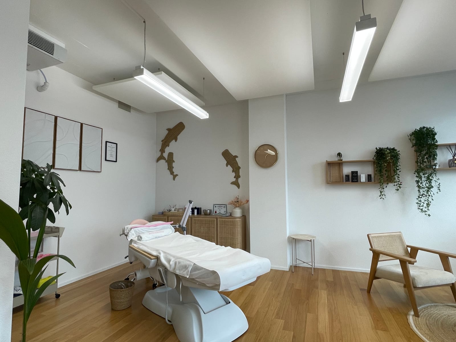 Der Behandlungsraum der Ästhetikoase in Ebikon